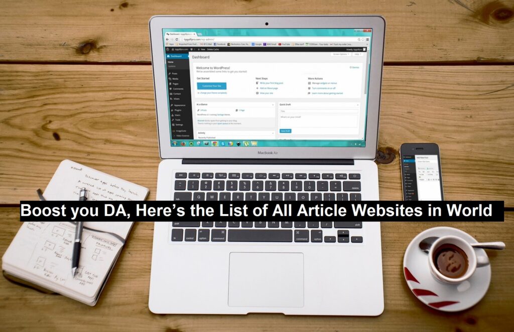 Boost you DA, Here’s the List of All Article Websites in World